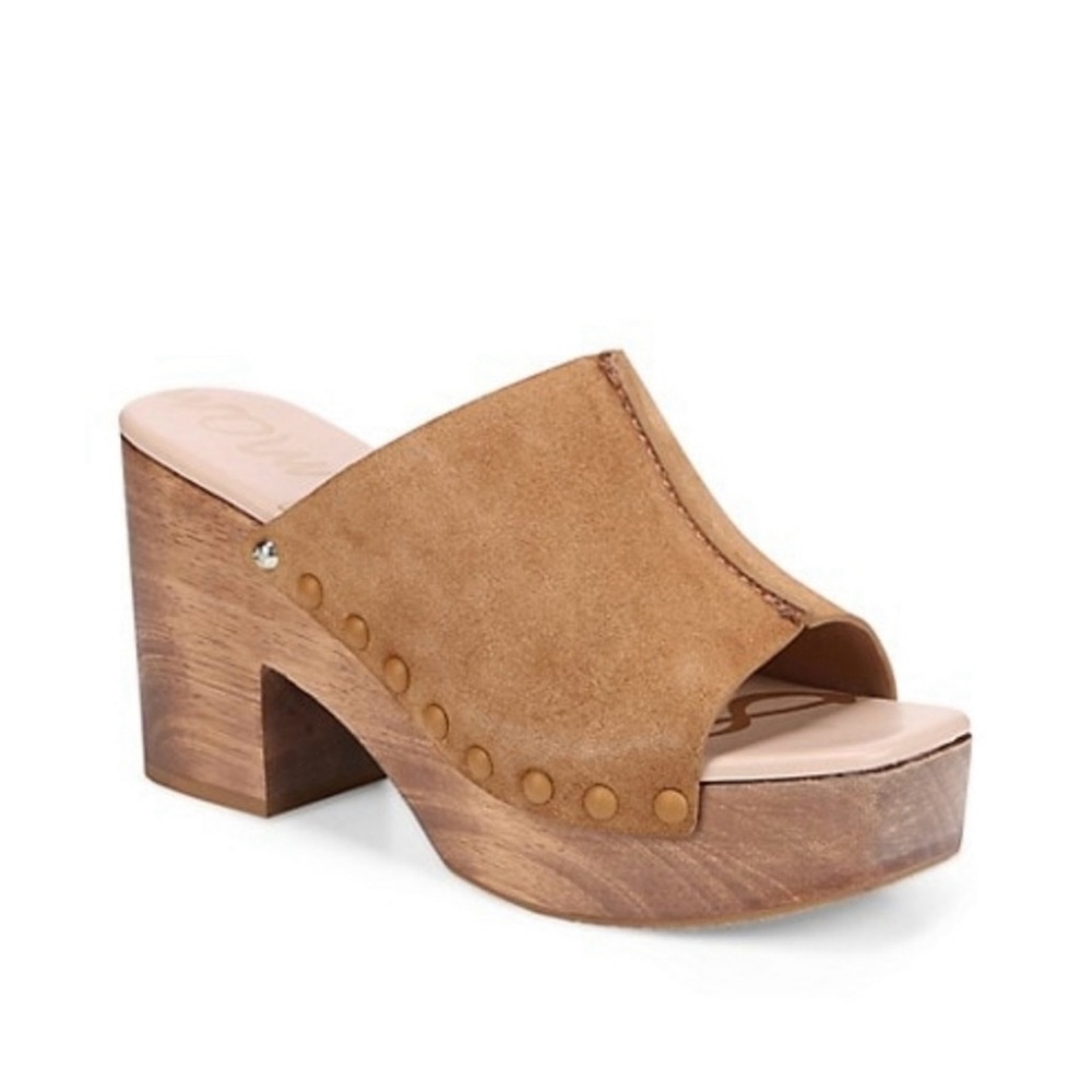Sam Edelman Jocelyn Mules (Tan Suede)
